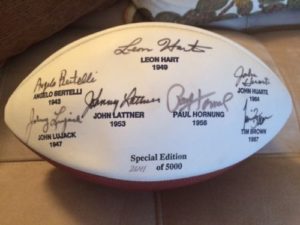 Collecting Autographs Of Heisman Trophy Winners